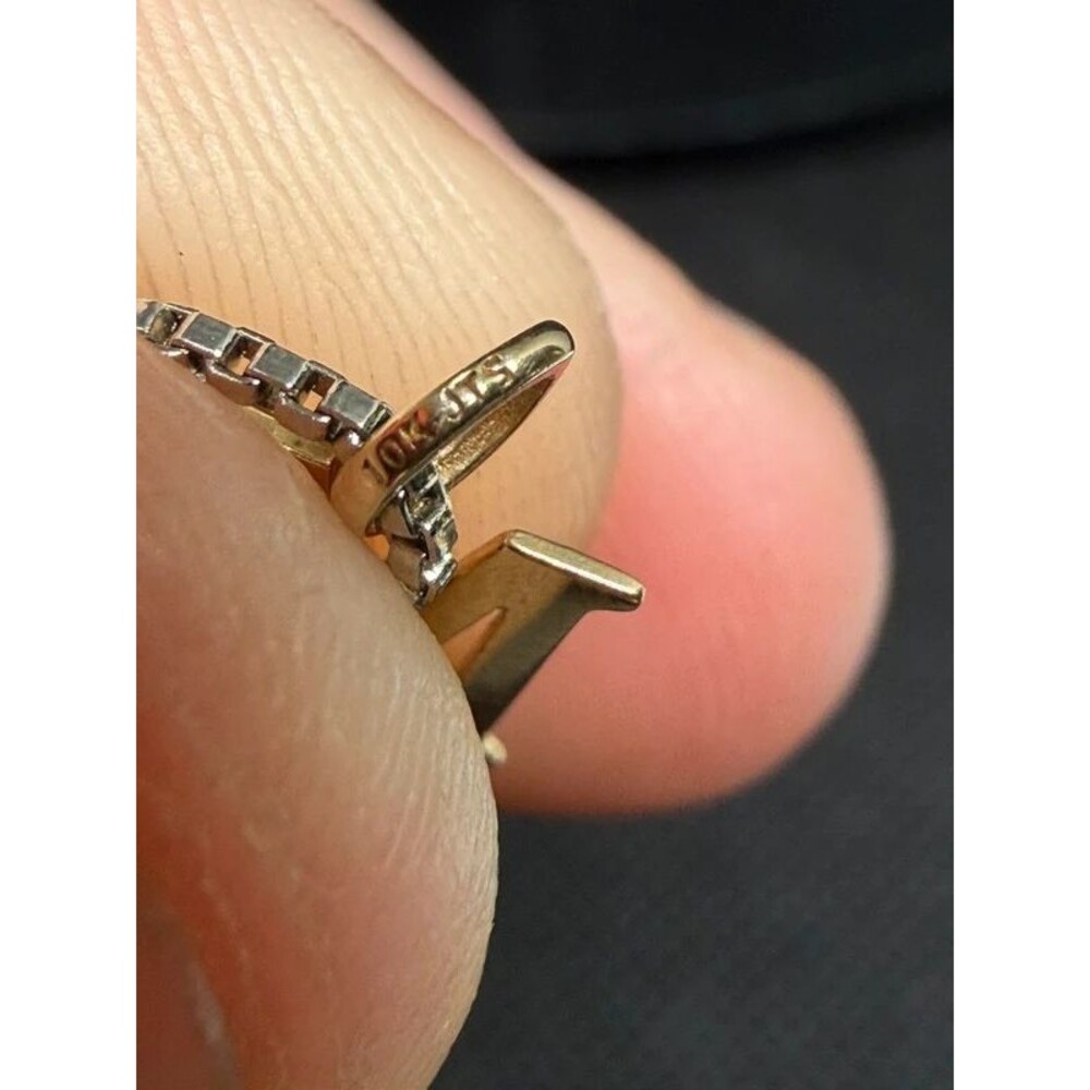 M 10k Gold Pendant